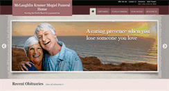 Desktop Screenshot of mclaughlinkramermegielfuneralhome.com